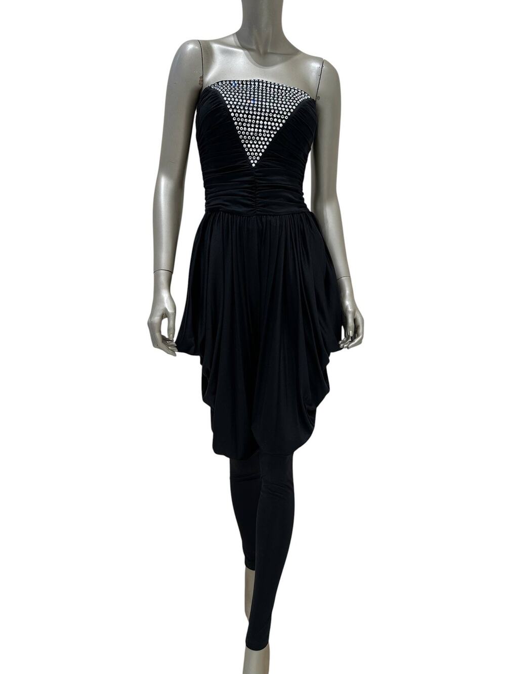 Balmain Embellished Corset Evening Jumpsuit FR 40